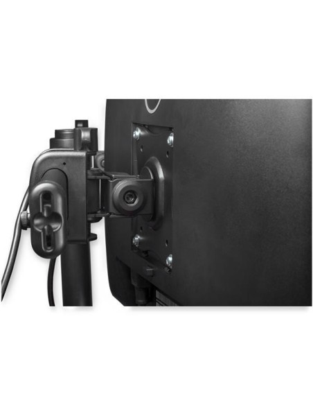 StarTech.com Brazo para Escritorio de Dos Monitores - con Barra Horizontal - Soporte de Mordaza Ojal para Escritorio