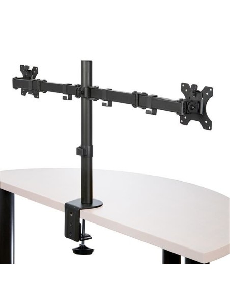 StarTech.com Brazo de Soporte para Dos Monitores - Articulado - de Acero negro
