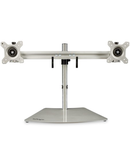 StarTech.com Base Soporte para 2 Monitores - Horizontal - Color Plata