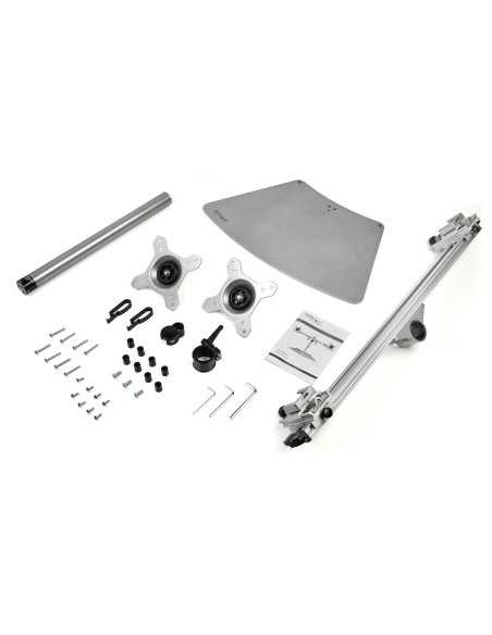 StarTech.com Base Soporte para 2 Monitores - Horizontal - Color Plata