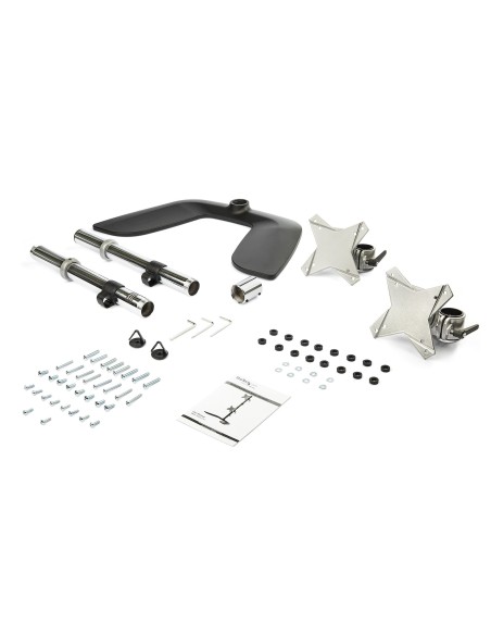 StarTech.com Soporte Vertical para Dos Monitores - de Aluminio