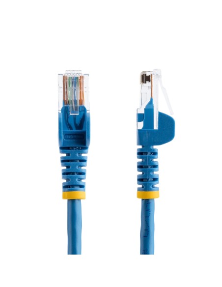 StarTech.com Cable de 2m Azul de Red Fast Ethernet Cat5e RJ45 sin Enganche - Cable Patch Snagless