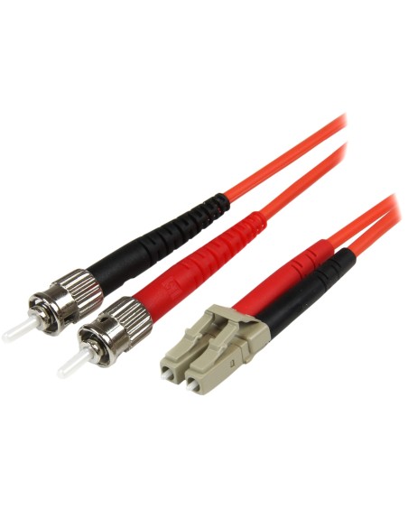 StarTech.com Cable Adaptador de Red de 1m Multimodo Dúplex Fibra Í?ptica LC-ST 50 125 - Patch Duplex