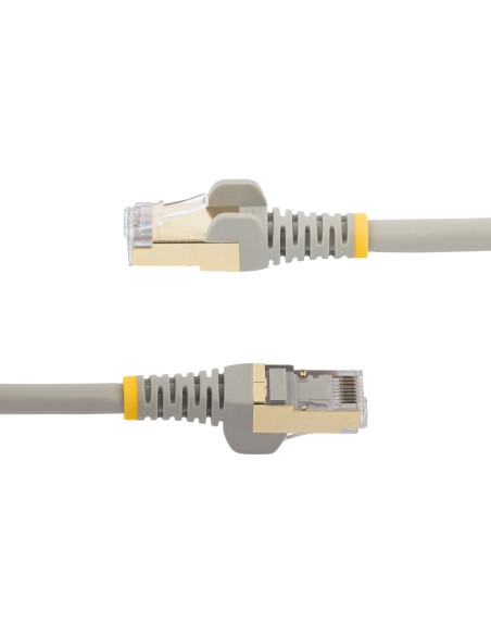 StarTech.com Cable de 5m de Red Ethernet CAT6a Gris RJ45 STP