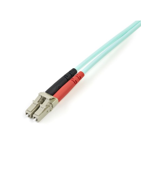 StarTech.com Cable de Red de 2m Multimodo Dúplex Fibra Í?ptica LC-LC 50 125 Libre de Halógenos- LSZH - Aguamarina