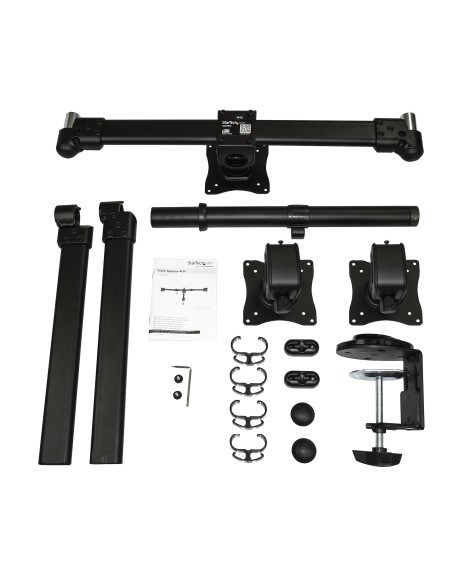 StarTech.com Brazo articulado para 3 monitores de hasta 24 Pulgadas - Con ajuste de altura sin herramientas