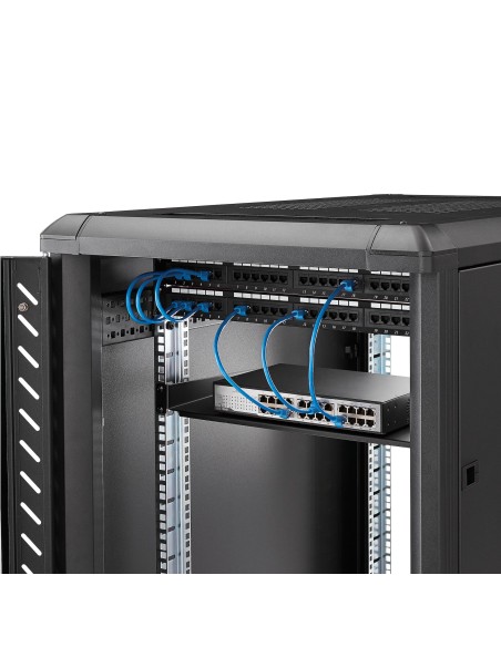 StarTech.com Bandeja Estante de 1U para Armario Rack de Servidores - de 10 Pulgadas de Profundidad