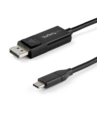 StarTech.com 1m - Cable USB-C a DisplayPort 1.4 - Bidireccional negro