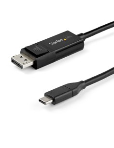 StarTech.com 2m - Cable USB-C a DisplayPort 1.4 - Bidireccional negro