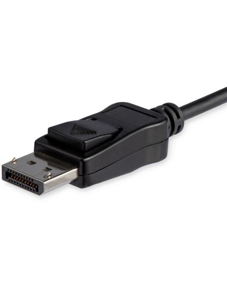 StarTech.com CDP2DP146B adaptador de cable de vÍ­deo 1,8 m USB Tipo C DisplayPort Negro