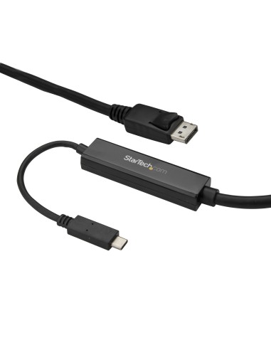 StarTech.com Cable de 3m USB-C a DisplayPort - 4K 60Hz - Negro