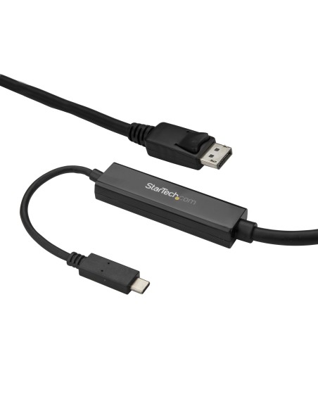 StarTech.com Cable de 3m USB-C a DisplayPort - 4K 60Hz - Negro