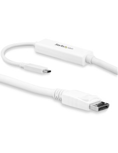 StarTech.com Cable de 3m USB-C a DisplayPort - 4K 60Hz - Blanco