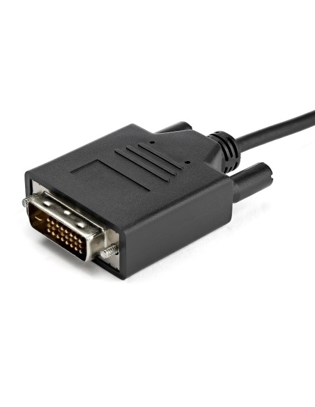 StarTech.com Cable Adaptador Conversor USB-C a DVI - 1m - 1920x1200 negro