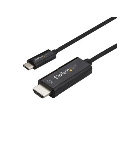 StarTech.com Cable Adaptador de 1m USB-C a HDMI 4K 60Hz - Cable Conversor de VÍ­deo USBC negro
