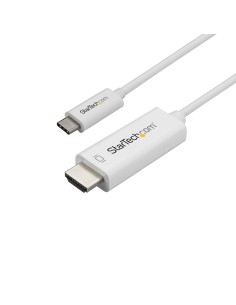StarTech.com Cable Adaptador de 1m USB-C a HDMI 4K 60Hz - Blanco - Cable Conversor de VÍ­deo USBC