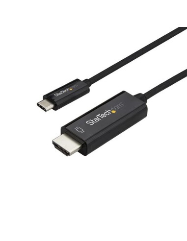 StarTech.com Cable Adaptador de 2m USB-C a HDMI 4K 60Hz - Negro - Cable Conversor de VÍ­deo USBC