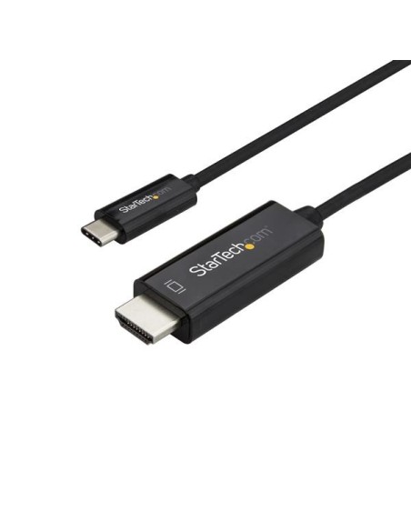 StarTech.com Cable Adaptador de 2m USB-C a HDMI 4K 60Hz - Negro - Cable Conversor de VÍ­deo USBC