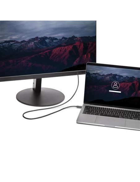 StarTech.com Cable Adaptador de 2m USB-C a HDMI 4K 60Hz - Negro - Cable Conversor de VÍ­deo USBC