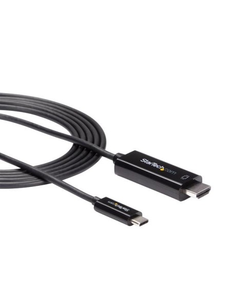 StarTech.com Cable Adaptador de 2m USB-C a HDMI 4K 60Hz - Negro - Cable Conversor de VÍ­deo USBC