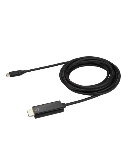 StarTech.com Cable Adaptador de 3m USB-C a HDMI 4K 60Hz - Negro - Cable Conversor de VÍ­deo USBC