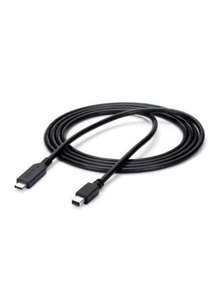 StarTech.com Cable Adaptador de 1,8m USB-C a Mini DisplayPort 4K 60Hz - Negro - Cable USB Tipo C a mDP