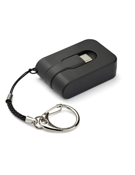 StarTech.com Adaptador Portátil USB-C a VGA con Llavero de Conexión Rápida negro