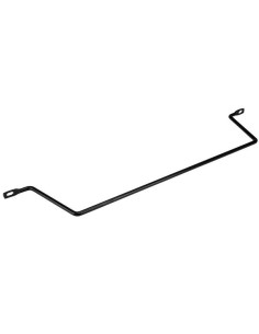 StarTech.com Barra Horizontal para Gestión de Cableado - Barra Recta con Doblés de 5cm para Instalación de Cables