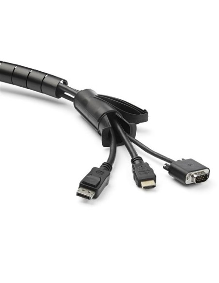 StarTech.com Manga de 1,5m en Espiral para Gestión de Cableado con Diámetro de 25mm negro