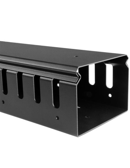 StarTech.com Gestor Organizador Vertical de Cableado con LengÍ¼etas - 0U - 1,8m negro
