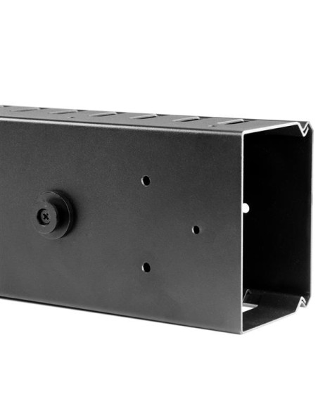 StarTech.com Gestor Organizador Vertical de Cableado con LengÍ¼etas - 0U - 1,8m negro