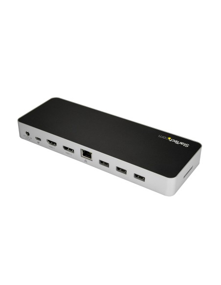 StarTech.com Docking Station USB C de VÍ­deo Doble 4K para Ordenador Portátil Windows o Mac - Replicador de Puertos DisplayPort 