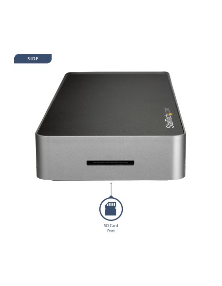 StarTech.com Docking Station USB C de VÍ­deo Doble 4K para Ordenador Portátil Windows o Mac - Replicador de Puertos DisplayPort 