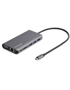StarTech.com DKT30CHVAUSP base para portátil y replicador de puertos Alámbrico USB 3.2 Gen 1 (3.1 Gen 1) Type-C Negro, Gris