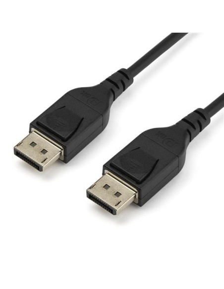 StarTech.com Cable de 2m DisplayPort 1.4 - Macho a Macho Certificado VESA negro