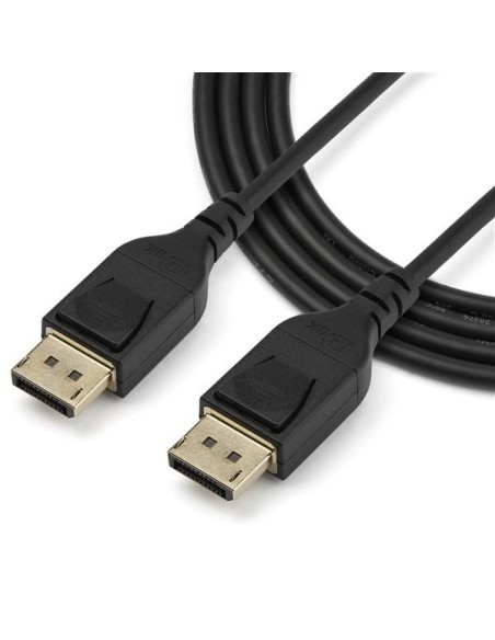 StarTech.com Cable de 2m DisplayPort 1.4 - Macho a Macho Certificado VESA negro