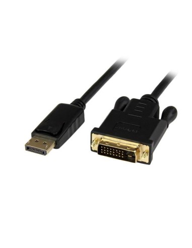 StarTech.com Cable 91cm Adaptador Conversor de VÍ­deo DisplayPort a DVI Macho a Macho - Convertidor DP Activo - 2560x1600 Negro