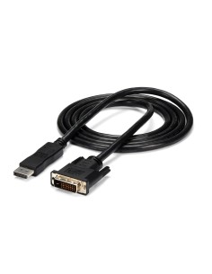 StarTech.com Cable de 1,8m Adaptador de VÍ­deo Externo DisplayPort a DVI Macho a Macho - Conversor Pasivo - 1920x1200 Negro