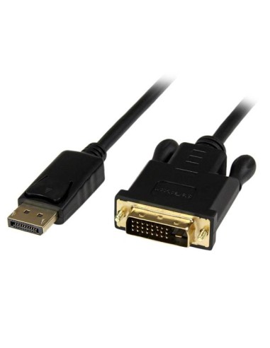 StarTech.com Cable de 1,8m Adaptador Activo de VÍ­deo Externo DisplayPort a DVI Macho a Macho - 1920x1200 - Negro