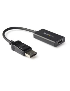 StarTech.com Adaptador DisplayPort a HDMI con HDR Macho a Hembra - 4K 60Hz - Negro