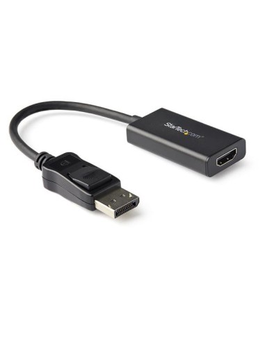 StarTech.com Adaptador DisplayPort a HDMI con HDR Macho a Hembra - 4K 60Hz - Negro