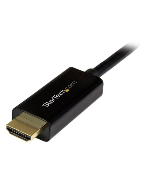 StarTech.com Cable de 3m Adaptador DisplayPort a HDMI - 4K 30Hz Negro