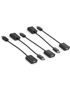 StarTech.com Adaptador DisplayPort a VGA  Macho a Hembra - 1920x1200 - Paquete de 5 Negro