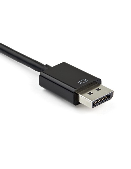 StarTech.com Adaptador DisplayPort a HDMI y VGA - 4K 60Hz Negro