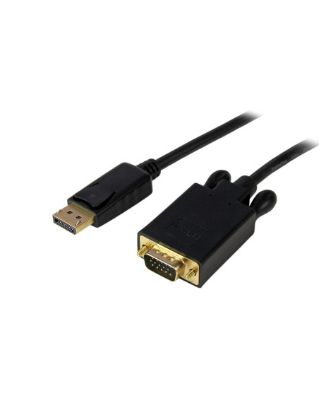 StarTech.com Cable 3m de VÍ­deo Adaptador Conversor DisplayPort DP a VGA - Convertidor Activo - 1080p - Negro