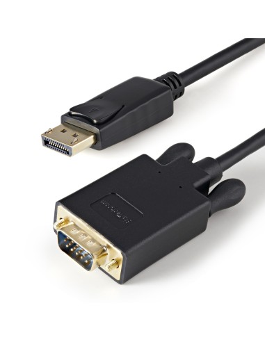 StarTech.com Cable 91cm de VÍ­deo Adaptador Conversor DisplayPort DP a VGA - Convertidor Activo - 1080p - Negro