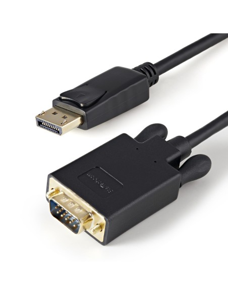 StarTech.com Cable 91cm de VÍ­deo Adaptador Conversor DisplayPort DP a VGA - Convertidor Activo - 1080p - Negro