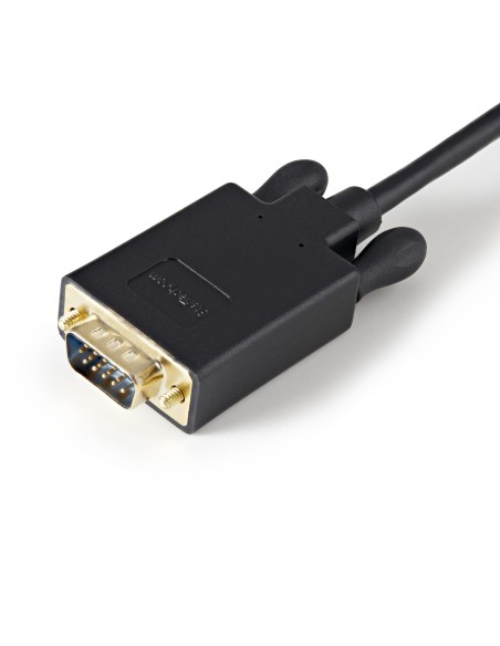 StarTech.com Cable 91cm de VÍ­deo Adaptador Conversor DisplayPort DP a VGA - Convertidor Activo - 1080p - Negro