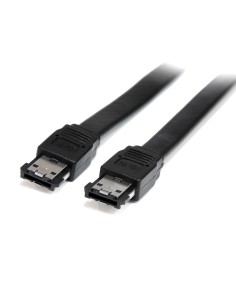 StarTech.com Cable de 1,8m eSATA Externo Blindado - Macho a Macho Negro