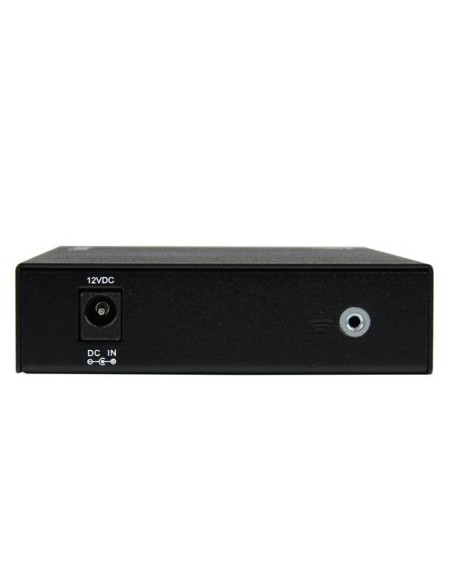 StarTech.com Conversor de Medios Gigabit Ethernet a Fibra Multi Modo Conector SC - 550m Negro